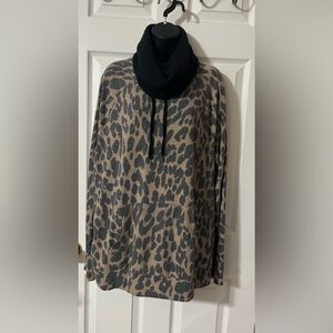 Animal print sweater
